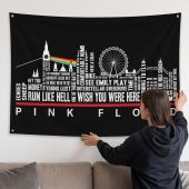 Pink Floyd Tapestry - London Typography Album Art Pink Floyd Tapestry - London Typography Album Art
