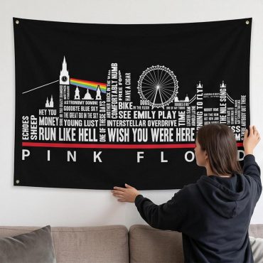 Pink Floyd Tapestry - London Typography Album Art