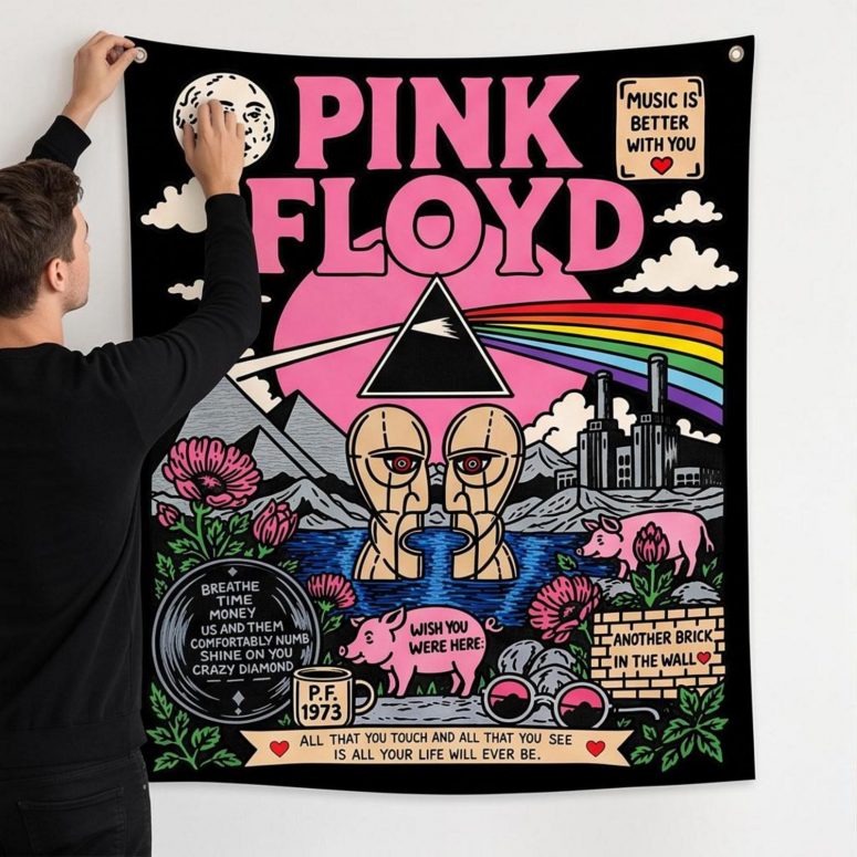 Pink Floyd Tapestry - Pink Floyd Division Bell 1994 Tour Vintage Tshirt Hoodie Sweatshirt