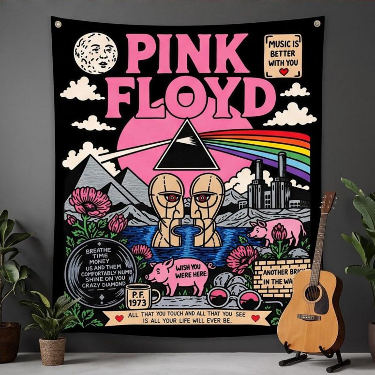 Pink Floyd Tapestry - Pink Floyd Division Bell 1994 Tour Vintage Tshirt Hoodie Sweatshirt