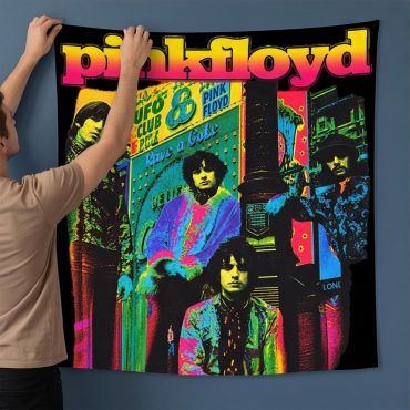 Pink Floyd Tapestry - Psychedelic Colors Members