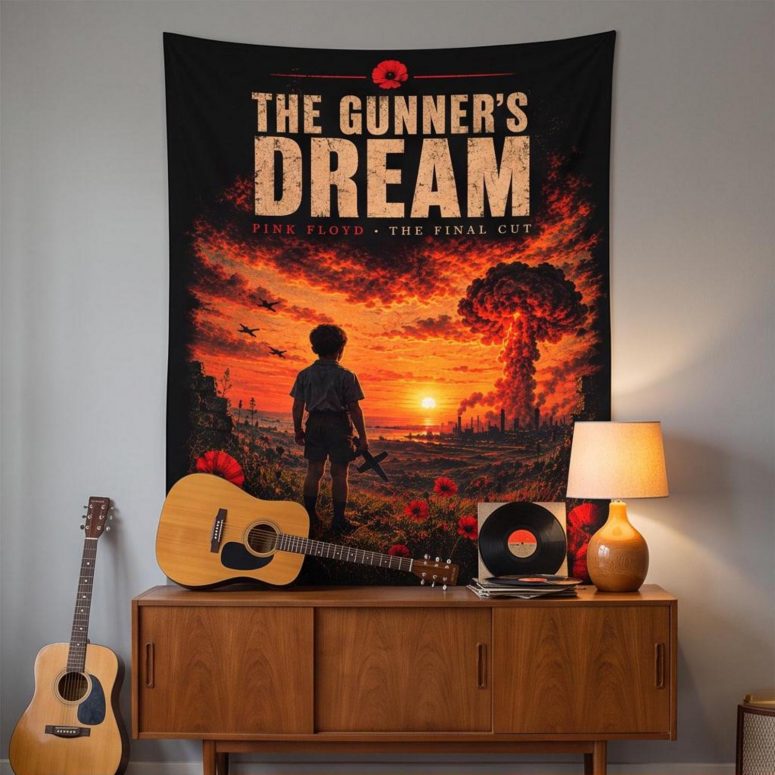 Pink Floyd Tapestry - The Gunner’s Dream The Final Cut Pink Floyd Tapestry - The Gunner’s Dream The Final Cut