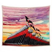 Pink Floyd Tapestry - The Wall Marching Hammers Drawing Art