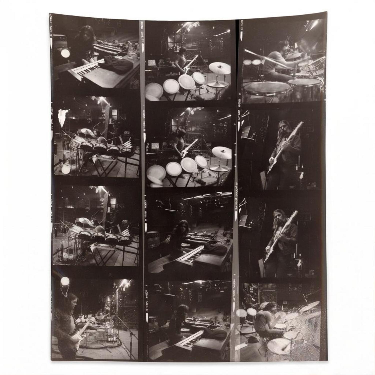 Pink Floyd Tapestry - Vintage New York City Tour July 4Th Film Collage Pink Floyd Tapestry - Vintage New York City Tour July 4Th Film Collage
