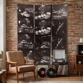 Pink Floyd Tapestry - Vintage New York City Tour July 4Th Film Collage Pink Floyd Tapestry - Vintage New York City Tour July 4Th Film Collage