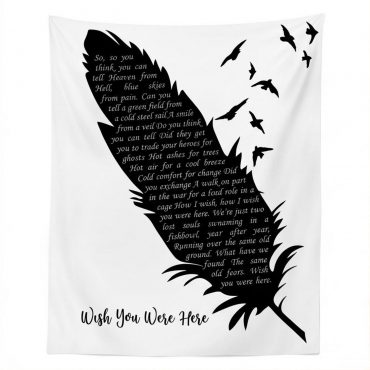 Pink Floyd Tapestry - Wish You Were Here Lyrics Black Feather