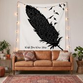 Pink Floyd Tapestry - Wish You Were Here Lyrics Black Feather