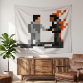 Pink Floyd Tapestry - Wish You Were Here ShakeHand Pixel Art