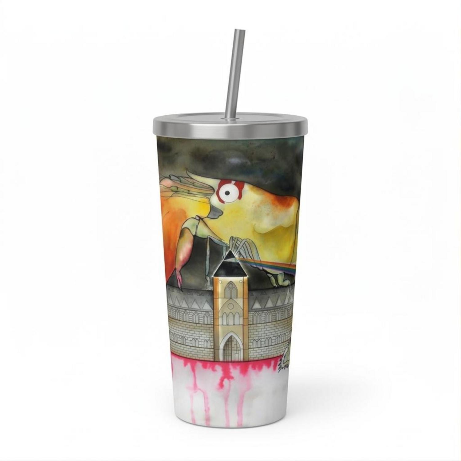 Pink Floyd Tumbler - Another Shrimp in the Wall Pink Floyd Tumbler - Another Shrimp in the Wall