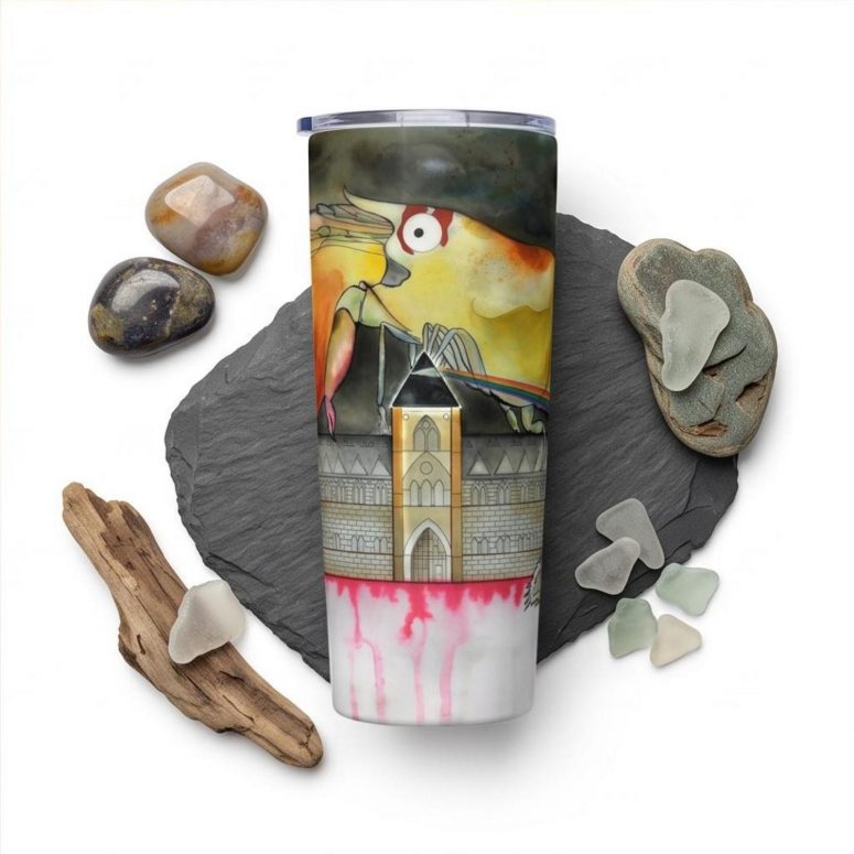 Pink Floyd Tumbler - Another Shrimp in the Wall Pink Floyd Tumbler - Another Shrimp in the Wall