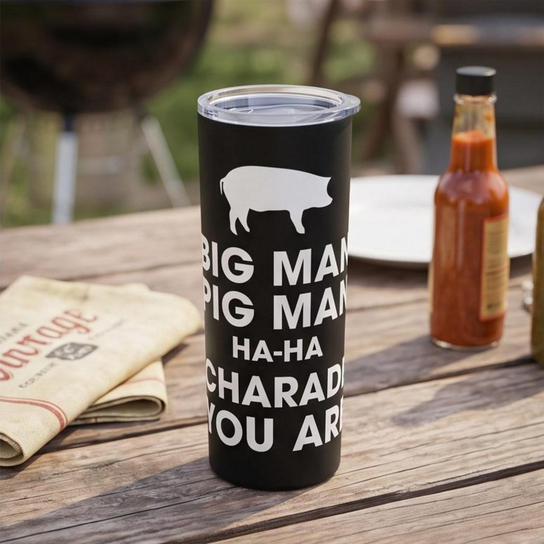 Pink Floyd Tumbler - Big Man, Pig Man, ha ha Charade You Are