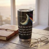 Pink Floyd Tumbler - Breathe Lyric DSOTM All Your Life Will Ever Be