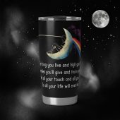 Pink Floyd Tumbler - Breathe Lyric DSOTM All Your Life Will Ever Be