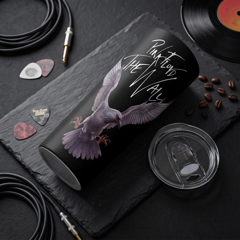 Pink Floyd Tumbler - Death Raven Bird The Wall Pink Floyd Tumbler - Death Raven Bird The Wall