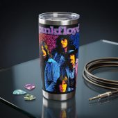 Pink Floyd Tumbler - Discontinued Flower Power Psychedelic Pink Floyd Tumbler - Discontinued Flower Power Psychedelic