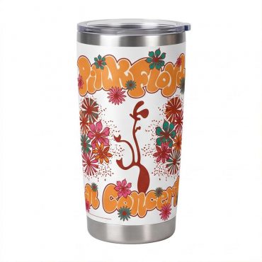 Pink Floyd Tumbler - Floral Lungs In Concert Pink Floyd Tumbler - Floral Lungs In Concert