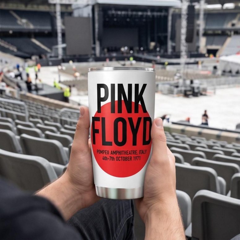 Pink Floyd Tumbler - Live at Pompeii October 1971 Italy Pink Floyd Tumbler - Live at Pompeii October 1971 Italy