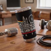 Pink Floyd Tumbler - London Typography Album Art