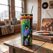 Pink Floyd Tumbler - Psychedelic Colors Members Pink Floyd Tumbler - Psychedelic Colors Members