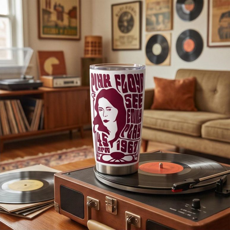 Pink Floyd Tumbler - See Emily Play 1967