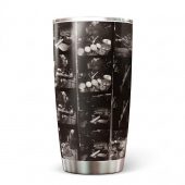 Pink Floyd Tumbler - Vintage New York City Tour July 4Th Film Collage