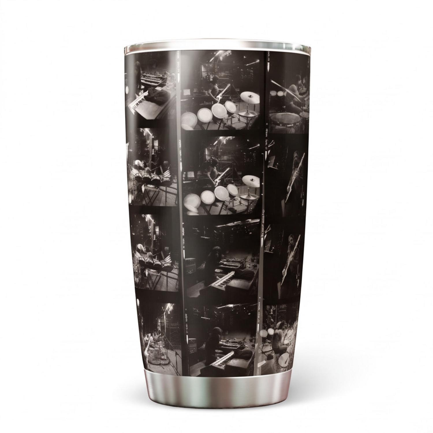 Pink Floyd Tumbler - Vintage New York City Tour July 4Th Film Collage Pink Floyd Tumbler - Vintage New York City Tour July 4Th Film Collage