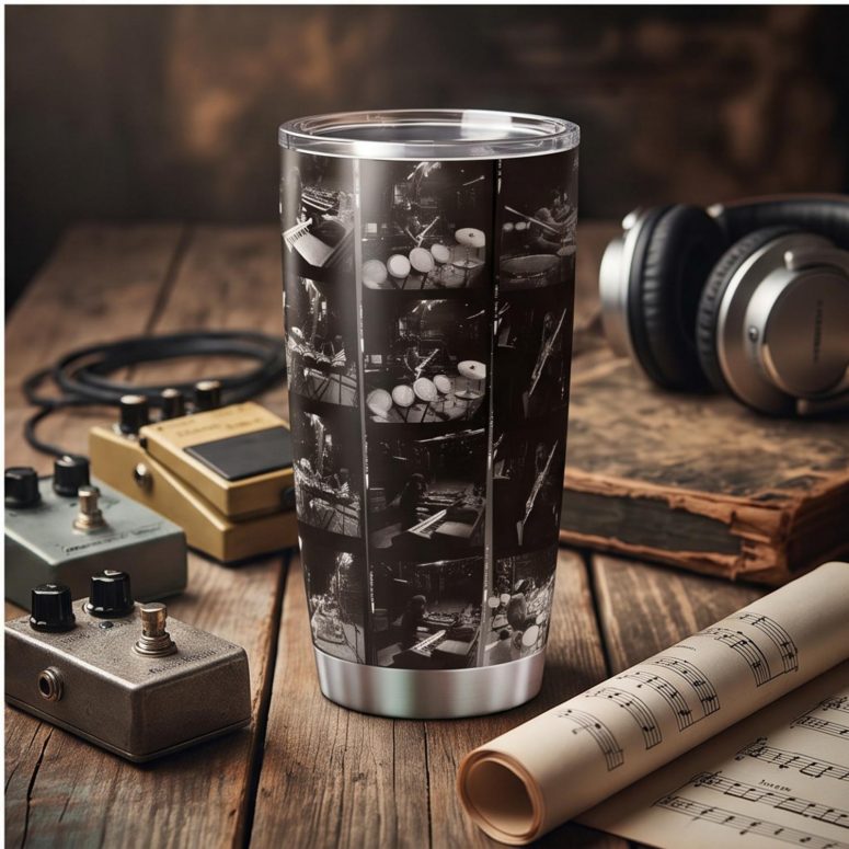 Pink Floyd Tumbler - Vintage New York City Tour July 4Th Film Collage Pink Floyd Tumbler - Vintage New York City Tour July 4Th Film Collage
