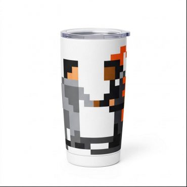 Pink Floyd Tumbler - Wish You Were Here ShakeHand Pixel Art