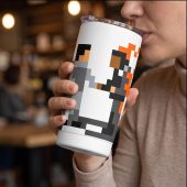 Pink Floyd Tumbler - Wish You Were Here ShakeHand Pixel Art