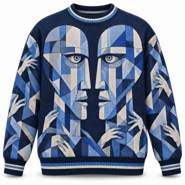 Pink Floyd Ugly Christmas Sweater - The Division Bell Modern Style