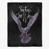 Pink Floyd Velveteen Plush Blanket - Death Raven Bird The Wall