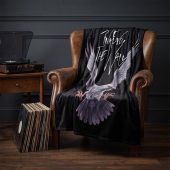 Pink Floyd Velveteen Plush Blanket - Death Raven Bird The Wall