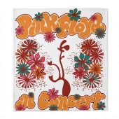Pink Floyd Velveteen Plush Blanket - Floral Lungs In Concert
