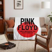 Pink Floyd Velveteen Plush Blanket - Live at Pompeii October 1971 Italy
