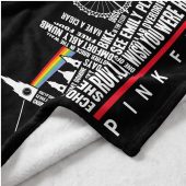 Pink Floyd Velveteen Plush Blanket - London Typography Album Art