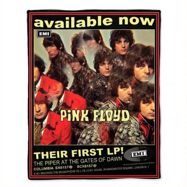 Pink Floyd Velveteen Plush Blanket - Piper at the Gates of Dawn LP Members Pink Floyd Velveteen Plush Blanket - Piper at the Gates of Dawn LP Members
