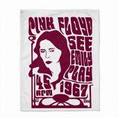 Pink Floyd Velveteen Plush Blanket - See Emily Play 1967