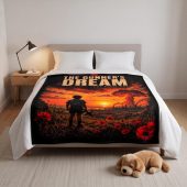 Pink Floyd Velveteen Plush Blanket - The Gunner’s Dream The Final Cut Pink Floyd Velveteen Plush Blanket - The Gunner’s Dream The Final Cut
