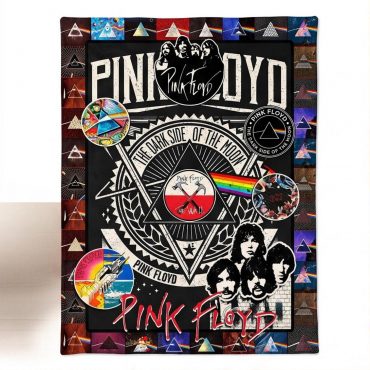Pink Floyd Velveteen Plush Blanket - The Wall DSOTM Wish You Were Here