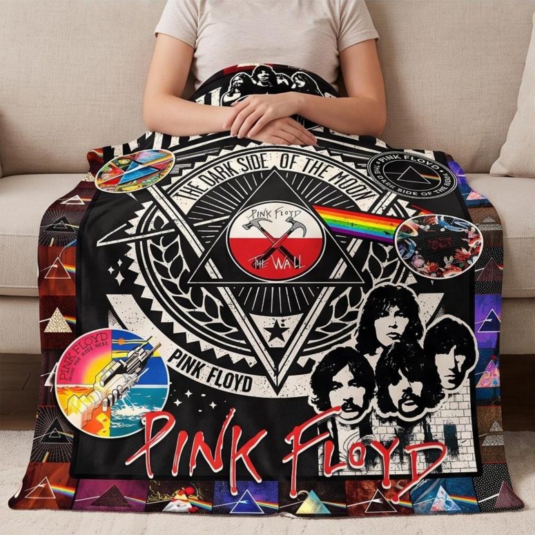 Pink Floyd Velveteen Plush Blanket - The Wall DSOTM Wish You Were Here Pink Floyd Velveteen Plush Blanket - The Wall DSOTM Wish You Were Here