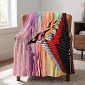Pink Floyd Velveteen Plush Blanket - The Wall Marching Hammers Drawing Art Pink Floyd Velveteen Plush Blanket - The Wall Marching Hammers Drawing Art