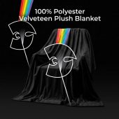 Pink Floyd Velveteen Plush Blanket - The Wu Tang Clan Dark Side Of The Moon