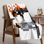 Pink Floyd Velveteen Plush Blanket - Wish You Were Here ShakeHand Pixel Art