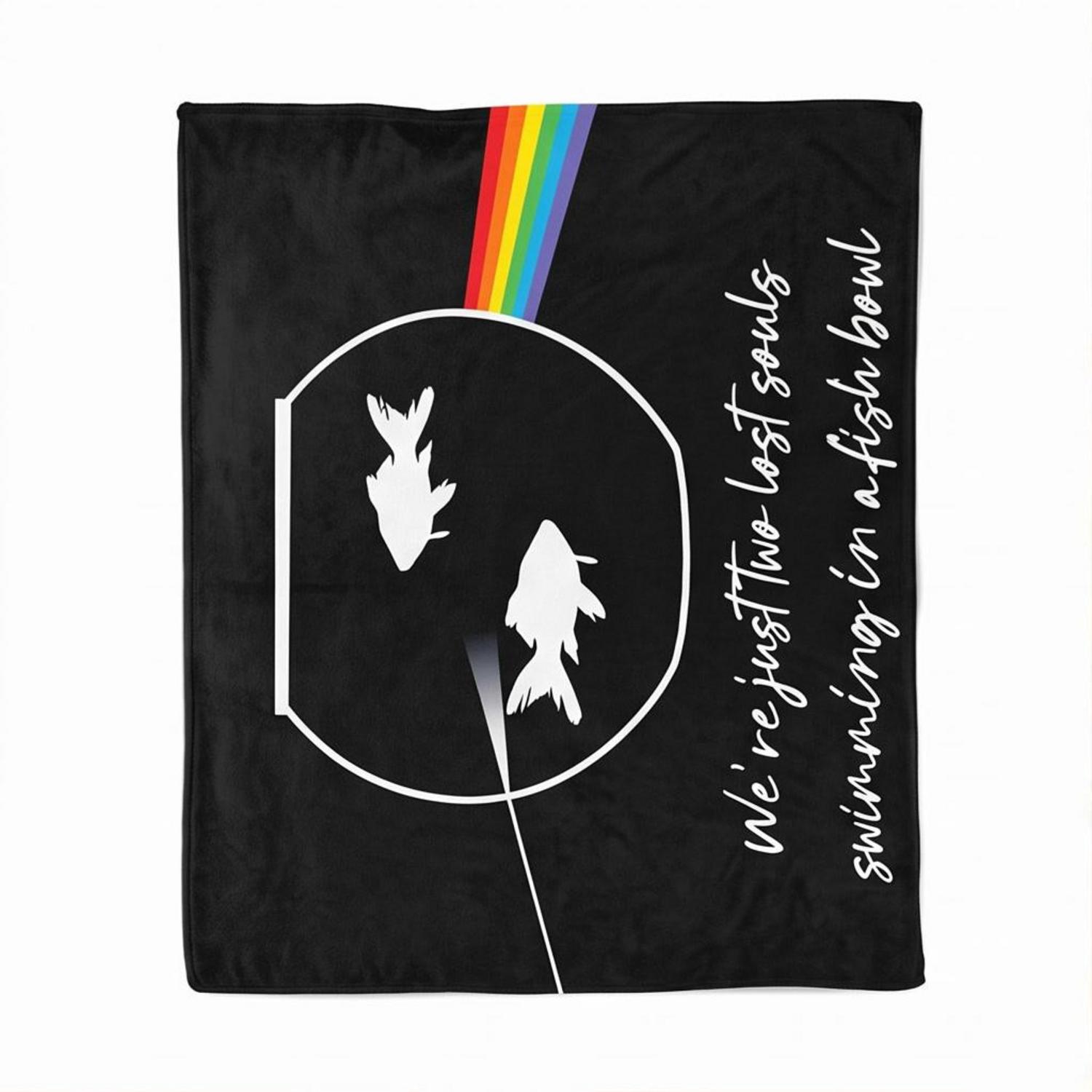 Pink Floyd Velveteen Plush Blanket - Wish You Were Here Two Lost Souls 5400×7200dpi300 Pink Floyd Velveteen Plush Blanket - Wish You Were Here Two Lost Souls 5400×7200dpi300