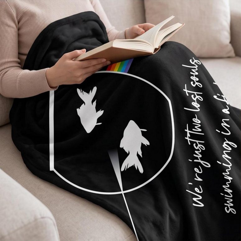 Pink Floyd Velveteen Plush Blanket - Wish You Were Here Two Lost Souls 5400×7200dpi300 Pink Floyd Velveteen Plush Blanket - Wish You Were Here Two Lost Souls 5400×7200dpi300