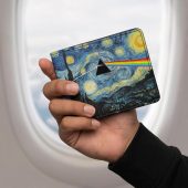 Pink Floyd Wallet - Starry Night Dark Side Of The Moon Van Gogh Pink Floyd Wallet - Starry Night Dark Side Of The Moon Van Gogh