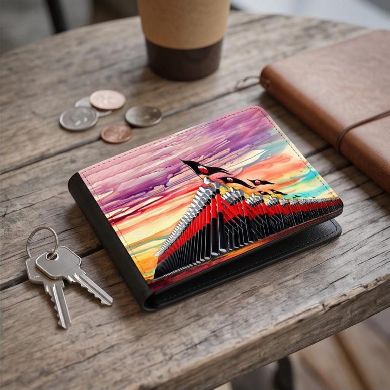 Pink Floyd Wallet - The Wall Marching Hammers Drawing Art Pink Floyd Wallet - The Wall Marching Hammers Drawing Art