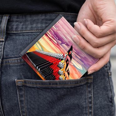 Pink Floyd Wallet - The Wall Marching Hammers Drawing Art