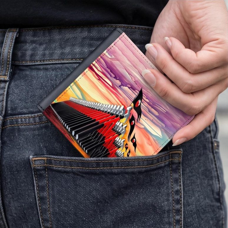Pink Floyd Wallet - The Wall Marching Hammers Drawing Art Pink Floyd Wallet - The Wall Marching Hammers Drawing Art
