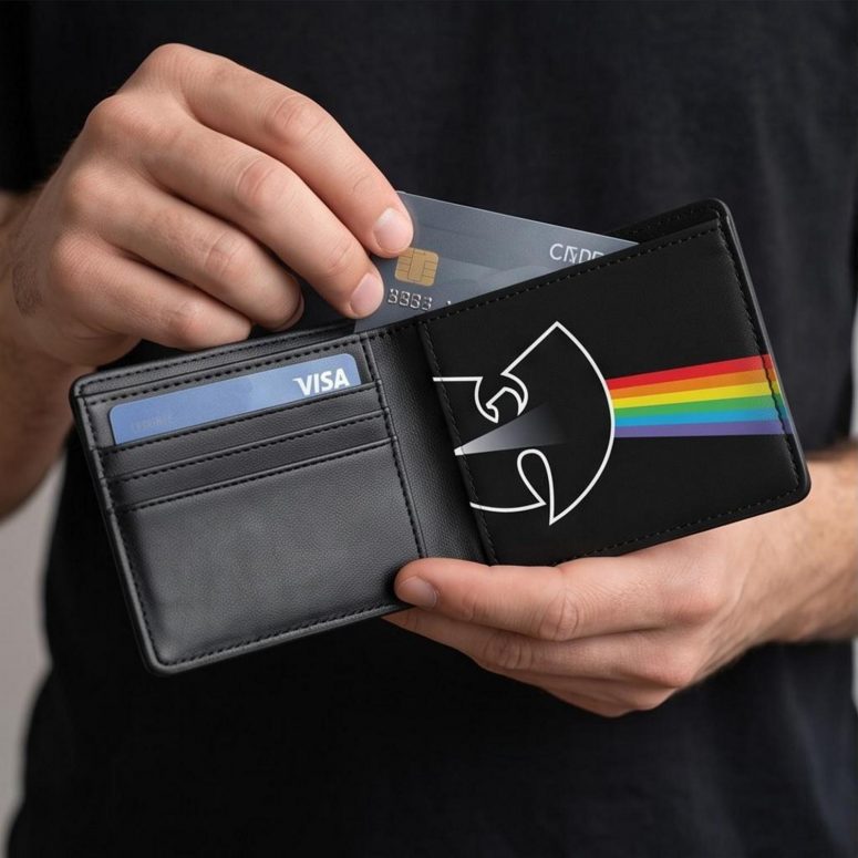 Pink Floyd Wallet - The Wu Tang Clan Dark Side Of The Moon Pink Floyd Wallet - The Wu Tang Clan Dark Side Of The Moon